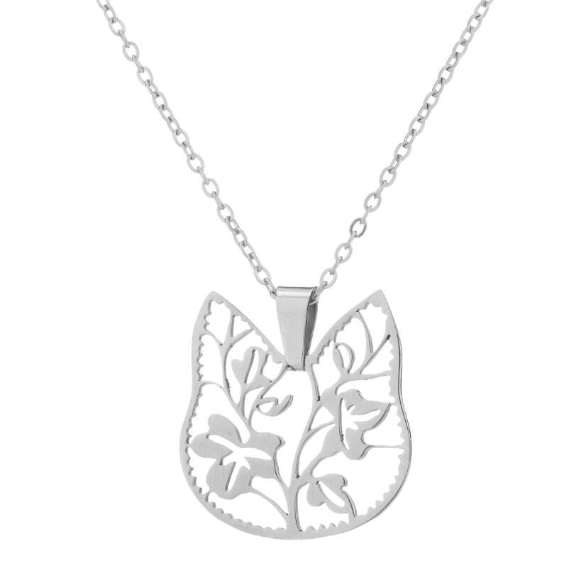 Spring Accessories Minimalist Stainless Steel Pendant Necklace