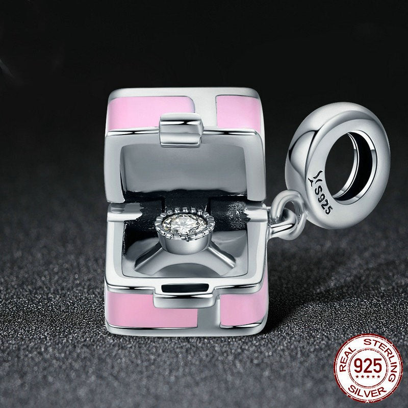 S925 Sterling Silver Pendant for DIY Women's Bracelets
