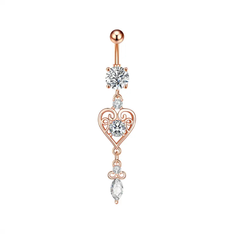 Zircon Navel Ring