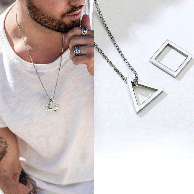 Titanium Steel Pendant Necklace Jewelry
