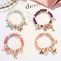 Korean Ethnic Whale Tail Elastic Bangle Bracelet
