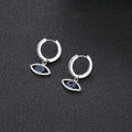 Demon Eye Blue Zircon Earrings - Wholesale Jewelry