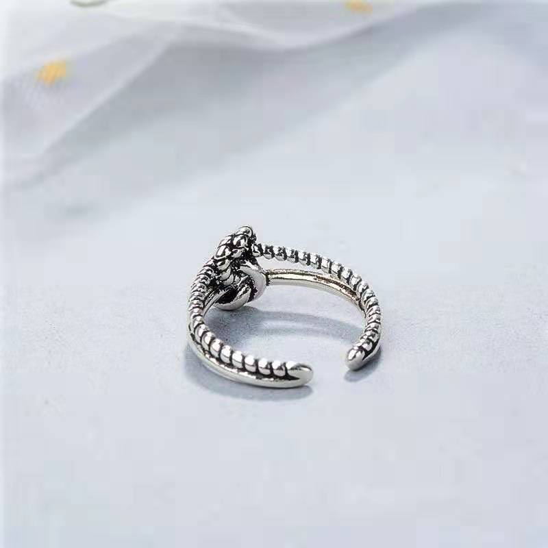 Twisted Lace Ring, Knot Style Vintage Ring
