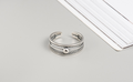 Vintage Korean Twisted Bead Ring