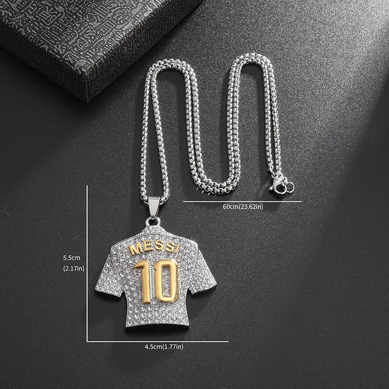 Titanium Jeresy Pendant Necklace