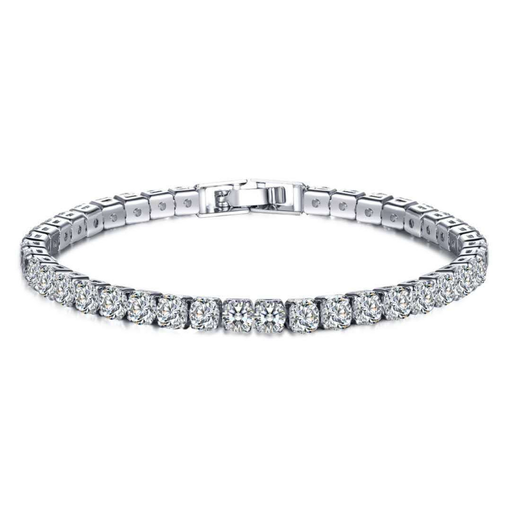 Zircon Anklet & Bracelet Set