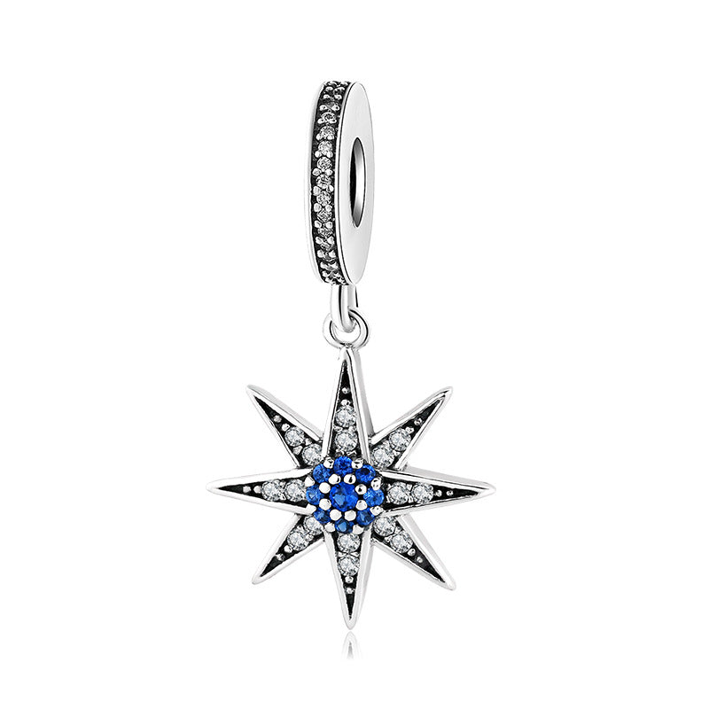 Magic Charms Christmas Snowflake Bead Bracelet S925 Silver