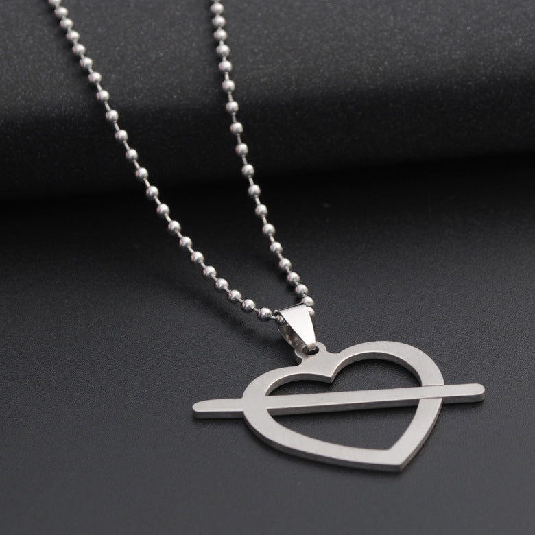 Titanium Steel Pendant Necklace for Men and Women
