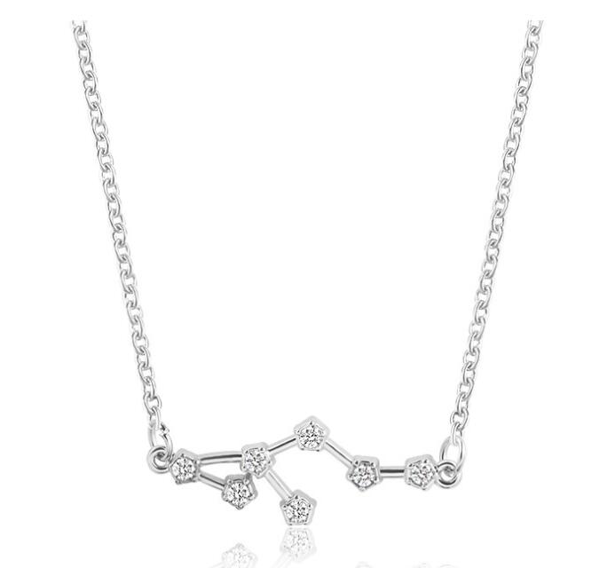 Zodiac Bracelet with Stylish Zircon Pendant