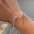 Women's Silver Snake Bracelet