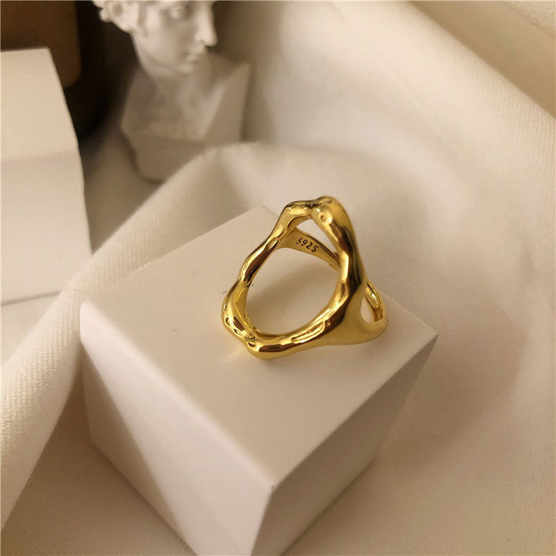 Korean Dongdaemun Style 925 Silver Vintage Ring