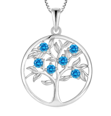 Tree of Life Silver Earrings in Sterling Silver
