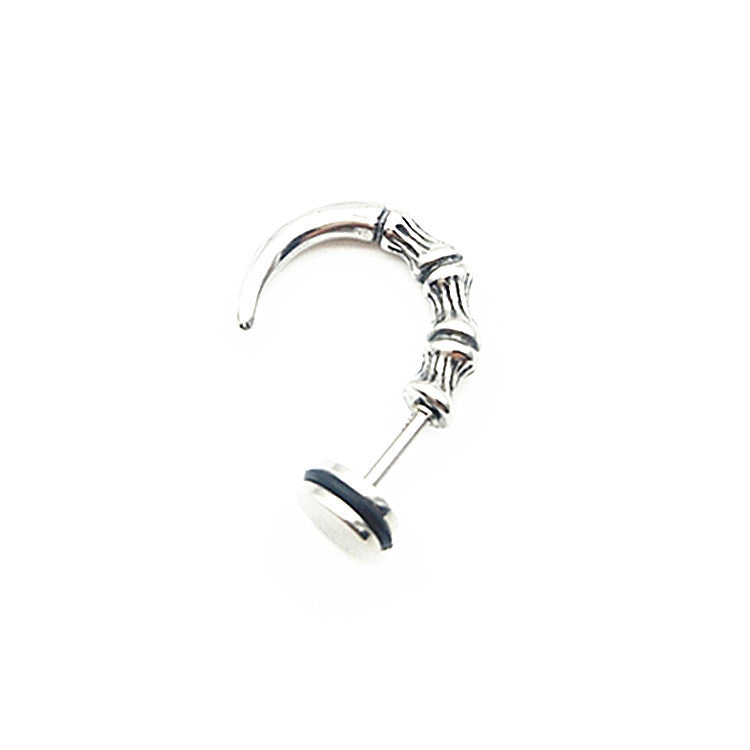 Titanium Steel Eagle Claw Stud Earrings for Trendsetters