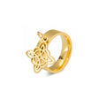 Double-layer Titanium Steel Welding Ring Pendant