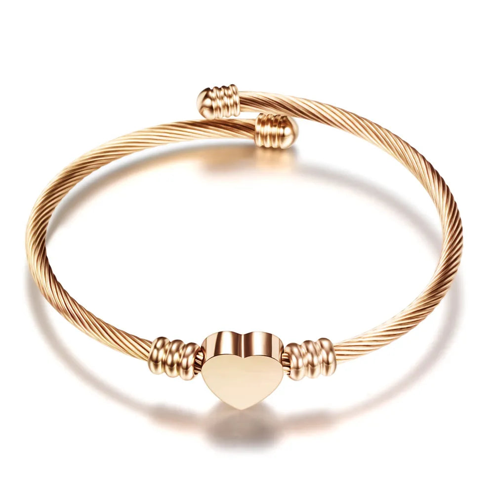 Steel Wire Twine Cable Bracelet