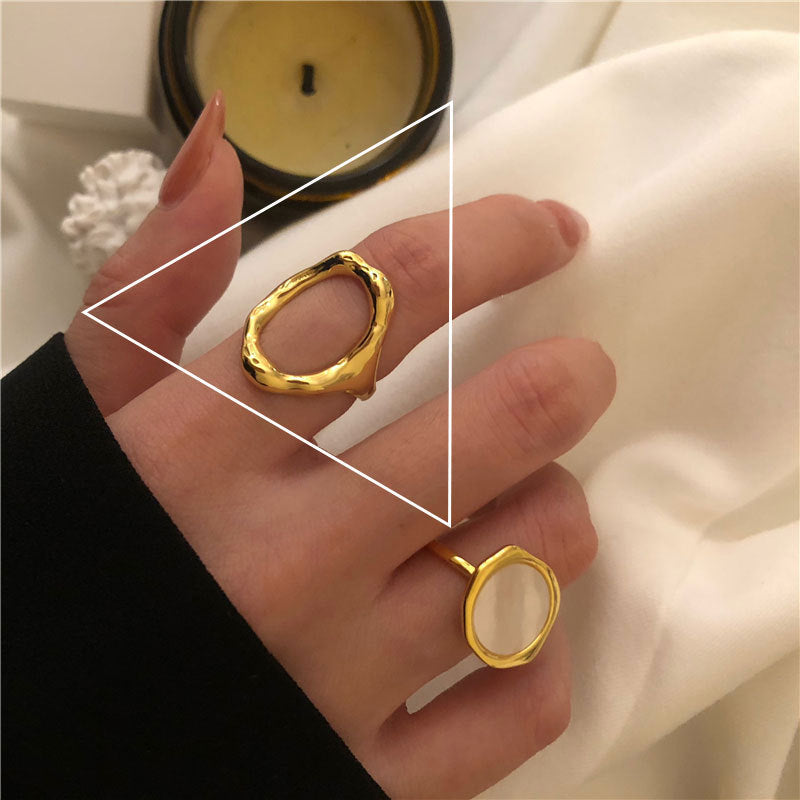 Korean Dongdaemun Style 925 Silver Vintage Ring