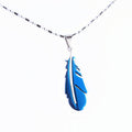 Vintage Feather Titanium Steel Pendant for Couples