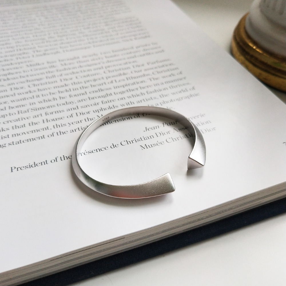 Frosted Silver Bracelet and Bangle Collection