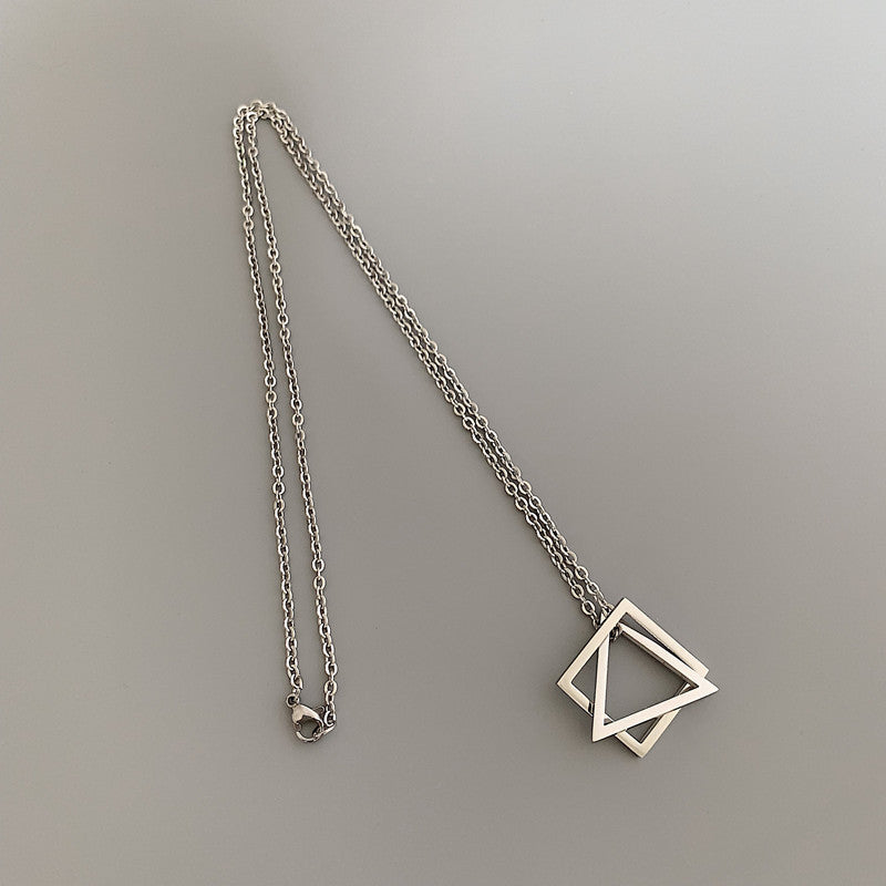 Titanium Steel Pendant Necklace Jewelry