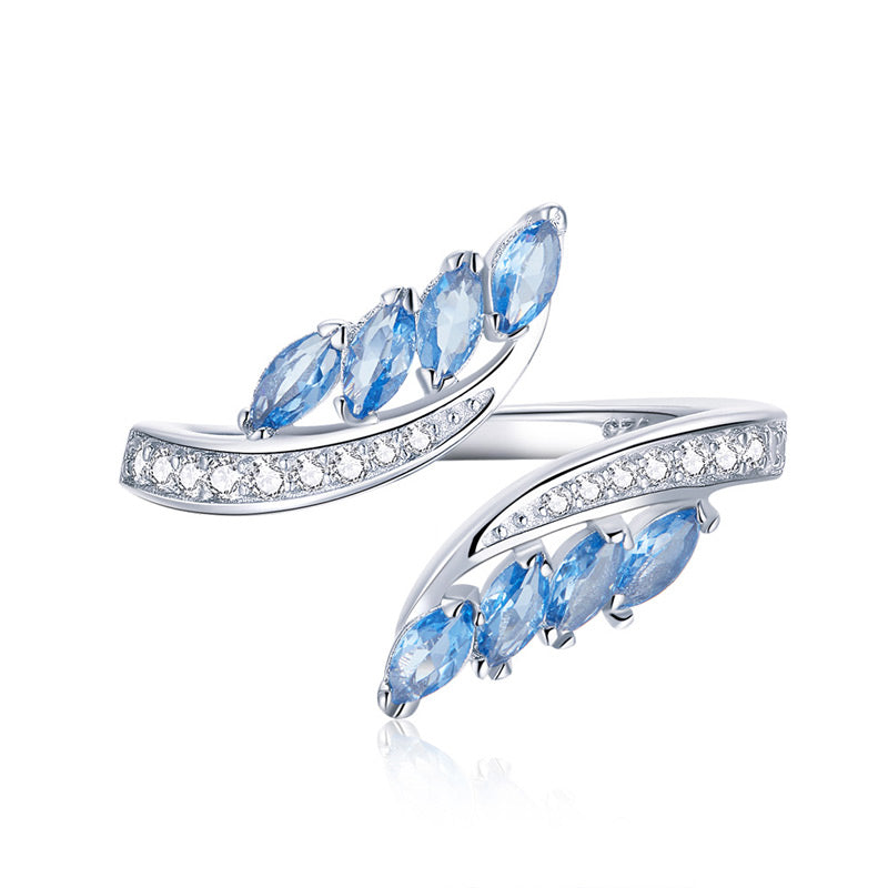 Irregular Silver Ring for Women