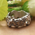 Titanium Steel Tree Figure Vintage Ring (European/American)