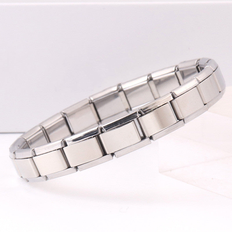 Personalized Electroplated Stainless Steel Bracelet