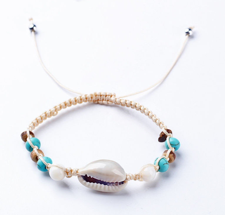 Vintage Gold-Plated Shell Bracelet