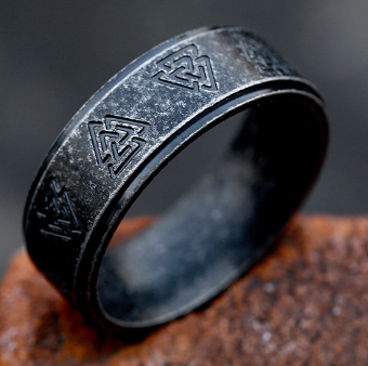 Korean Vintage Stainless Steel Ring